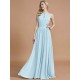 Amazing Chiffon Scoop Sleeveless Bridesmaid Dresses