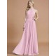 Amazing Chiffon Scoop Sleeveless Bridesmaid Dresses