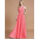 Amazing Chiffon Scoop Sleeveless Bridesmaid Dresses