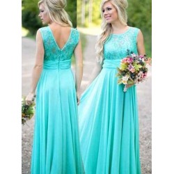 Chic Lace Chiffon Bridesmaid Dresses