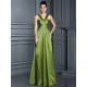 Charming Straps Sleeveless Long Bridesmaid Dresses