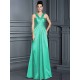 Charming Straps Sleeveless Long Bridesmaid Dresses