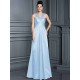 Charming Straps Sleeveless Long Bridesmaid Dresses