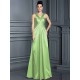 Charming Straps Sleeveless Long Bridesmaid Dresses