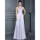 Charming Straps Sleeveless Long Bridesmaid Dresses