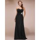 Gorgeous Sweetheart Sleeveless Long Beading Ruffles Chiffon Bridesmaid Dresses