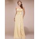 Gorgeous Sweetheart Sleeveless Long Beading Ruffles Chiffon Bridesmaid Dresses