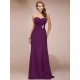 Gorgeous Sweetheart Sleeveless Long Beading Ruffles Chiffon Bridesmaid Dresses