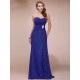 Gorgeous Sweetheart Sleeveless Long Beading Ruffles Chiffon Bridesmaid Dresses