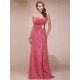 Gorgeous Sweetheart Sleeveless Long Beading Ruffles Chiffon Bridesmaid Dresses