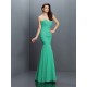 Mermaid Gorgeous Sweetheart Pleats Sleeveless Long Chiffon Bridesmaid Dresses