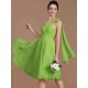 Classy Sleeveless One Shoulders Ruched Short/Mini Chiffon Bridesmaid Dresses