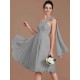Classy Sleeveless One Shoulders Ruched Short/Mini Chiffon Bridesmaid Dresses