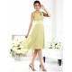 V-Neck Elegant Sleeveless Short Chiffon Bridesmaid Dresses
