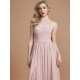 Charming Spaghetti Straps Sleeveless Ruched Chiffon Bridesmaid Dresses