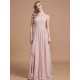 Charming Spaghetti Straps Sleeveless Ruched Chiffon Bridesmaid Dresses