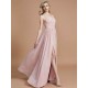 Charming Spaghetti Straps Sleeveless Ruched Chiffon Bridesmaid Dresses