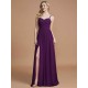 Charming Spaghetti Straps Sleeveless Ruched Chiffon Bridesmaid Dresses