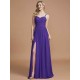 Charming Spaghetti Straps Sleeveless Ruched Chiffon Bridesmaid Dresses