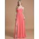Charming Spaghetti Straps Sleeveless Ruched Chiffon Bridesmaid Dresses
