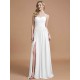 Charming Spaghetti Straps Sleeveless Ruched Chiffon Bridesmaid Dresses