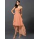 Gorgeous Sweetheart Pleats Sleeveless High Low Chiffon Bridesmaid Dresses