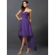 Gorgeous Sweetheart Pleats Sleeveless High Low Chiffon Bridesmaid Dresses