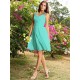 Charming Straps Ruched Sleeveless Short Chiffon Bridesmaid Dresses