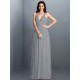V-Neck Elegant Pleats Sleeveless Long Chiffon Bridesmaid Dresses