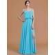 Charming Spaghetti Straps Sleeveless Ruffles Chiffon Bridesmaid Dresses