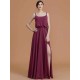 Charming Spaghetti Straps Sleeveless Ruffles Chiffon Bridesmaid Dresses