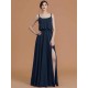 Charming Spaghetti Straps Sleeveless Ruffles Chiffon Bridesmaid Dresses