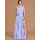Charming Spaghetti Straps Sleeveless Ruffles Chiffon Bridesmaid Dresses