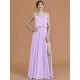 Charming Spaghetti Straps Sleeveless Ruffles Chiffon Bridesmaid Dresses