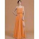 Charming Spaghetti Straps Sleeveless Ruffles Chiffon Bridesmaid Dresses