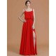 Charming Spaghetti Straps Sleeveless Ruffles Chiffon Bridesmaid Dresses