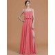 Charming Spaghetti Straps Sleeveless Ruffles Chiffon Bridesmaid Dresses