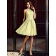 Charming High Neck Pleats Sleeveless Short Chiffon Bridesmaid Dresses
