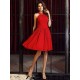 Charming High Neck Pleats Sleeveless Short Chiffon Bridesmaid Dresses