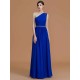Classy Sleeveless One Shoulders Beading Chiffon Bridesmaid Dresses