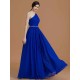 Classy Sleeveless One Shoulders Beading Chiffon Bridesmaid Dresses