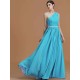 Classy Sleeveless One Shoulders Beading Chiffon Bridesmaid Dresses