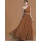 Classy Sleeveless One Shoulders Beading Chiffon Bridesmaid Dresses