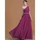 Classy Sleeveless One Shoulders Beading Chiffon Bridesmaid Dresses