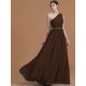 Classy Sleeveless One Shoulders Beading Chiffon Bridesmaid Dresses