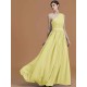 Classy Sleeveless One Shoulders Beading Chiffon Bridesmaid Dresses