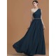 Classy Sleeveless One Shoulders Beading Chiffon Bridesmaid Dresses
