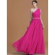 Classy Sleeveless One Shoulders Beading Chiffon Bridesmaid Dresses