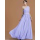 Classy Sleeveless One Shoulders Beading Chiffon Bridesmaid Dresses