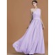 Classy Sleeveless One Shoulders Beading Chiffon Bridesmaid Dresses